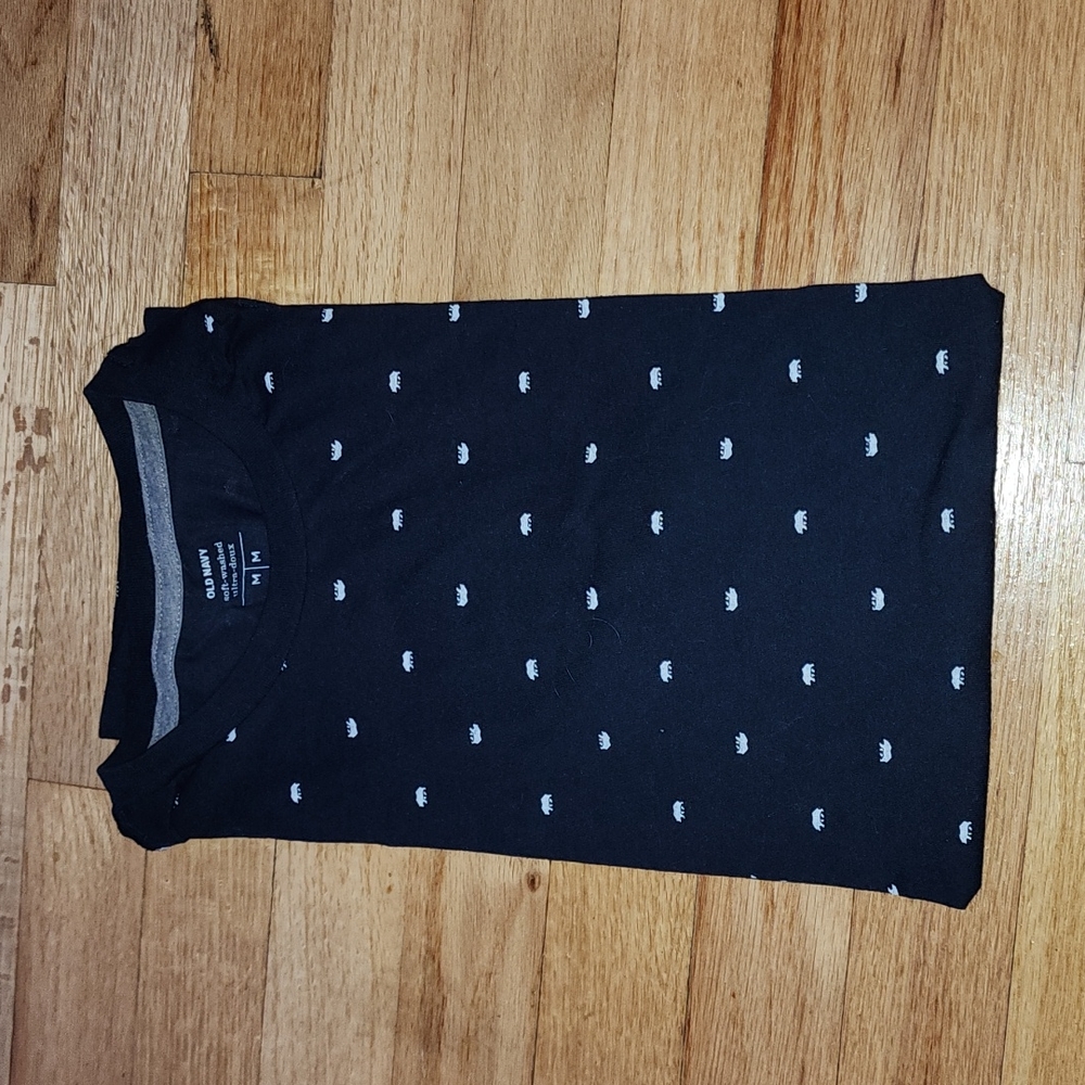 T-Shirt navy blue medium -old navy